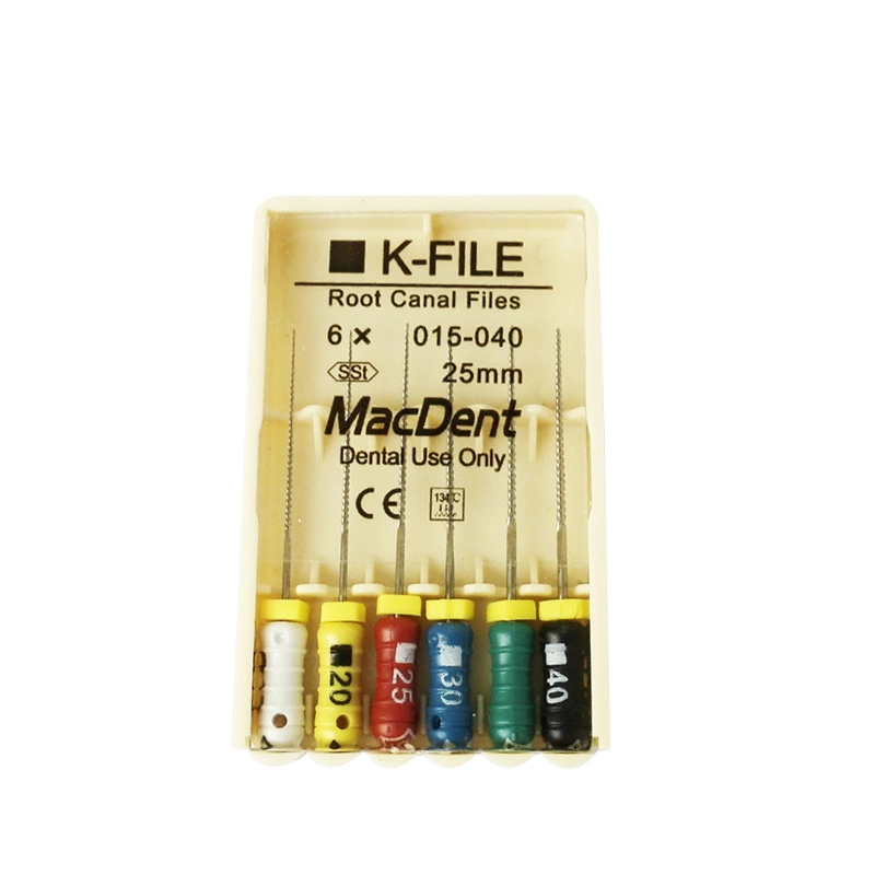 `MacDent KFile Dental Endodontics Hand Use Root Canal Files