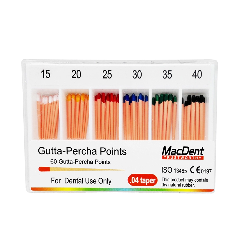 *MacDent 0.04 Taper Dental Gutta Percha Points