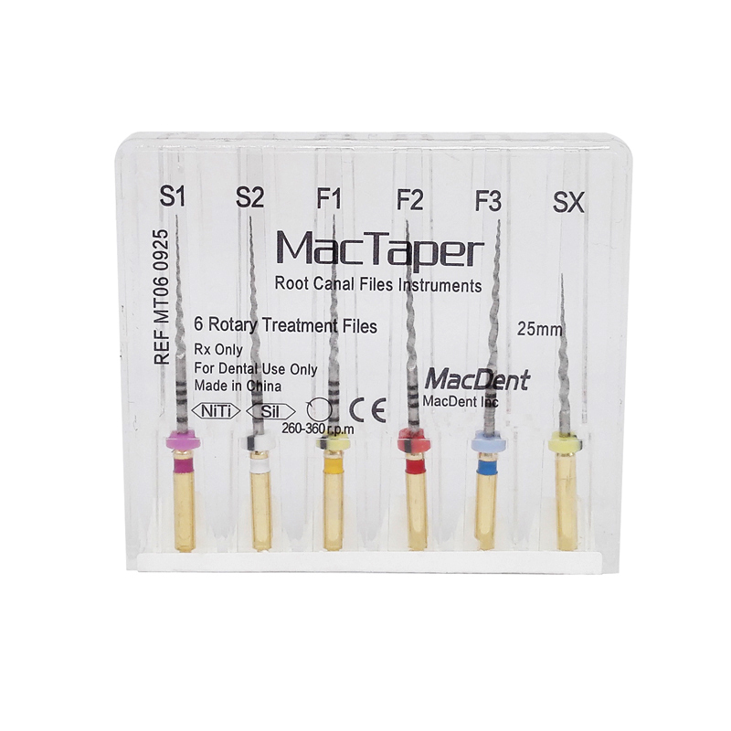 MacDent MacTaper Dental Universal Rotary Root Canal Shaping Finishing Engine Files Protaper Files