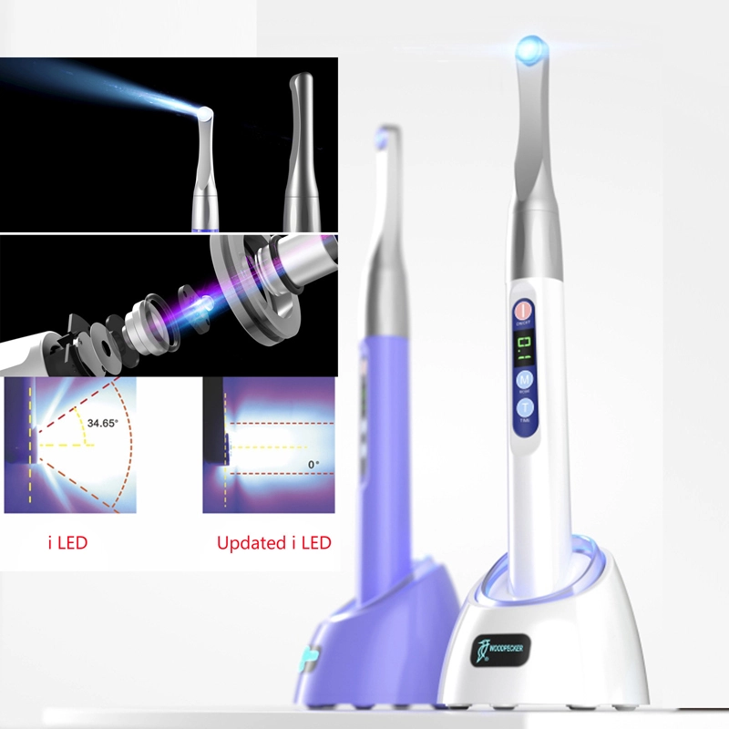 Woodpecker Dental i LED Plus Wide Spectrum Wireless Curing Light 1Sec Cure Lamp