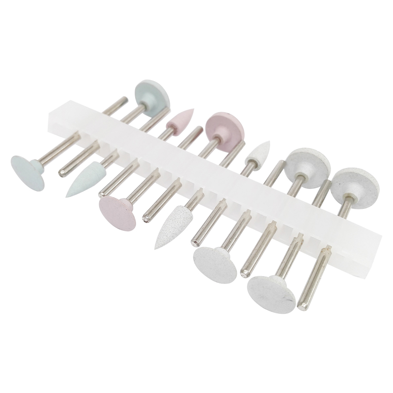 *Dental Porcelain Diamond Burs Teeth Polishing Kit HP0312 for Low Speed Handpiece