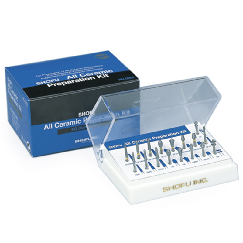 *SHOFU All Ceramic Preparation Kit 17 Bur