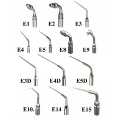 `Dental Ultrasonic Scaler Tips Scaling E1-E15 Fit Woodpecker EMS