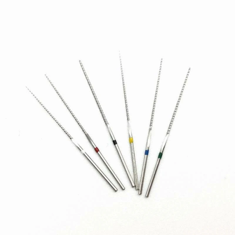 Dental Niti U-Files Endodontic Root Canal Cleaning flushing needle 33mm 6Pcs/Pack