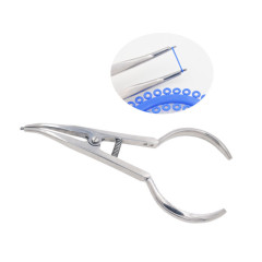 Dental Orthodontic Separator Placing Circle Pliers Elastic Ligature Ties Forcep