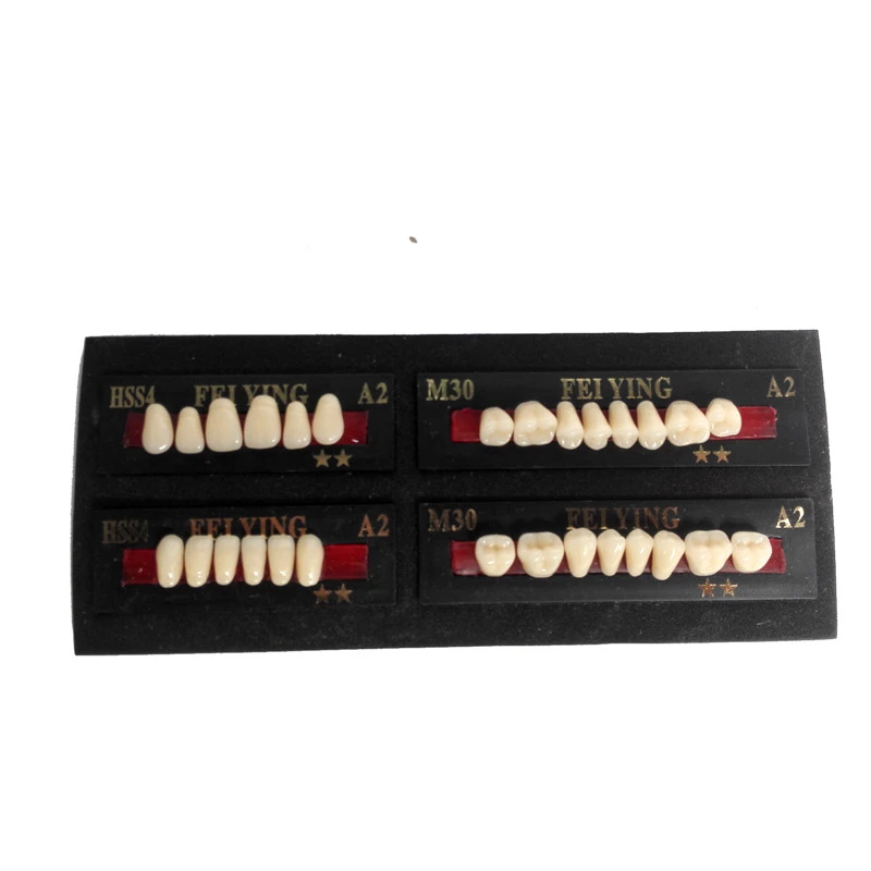 **Dental Denture Synthetic Resin Teeth False Teeth Upper / Lower Shade A2/A3