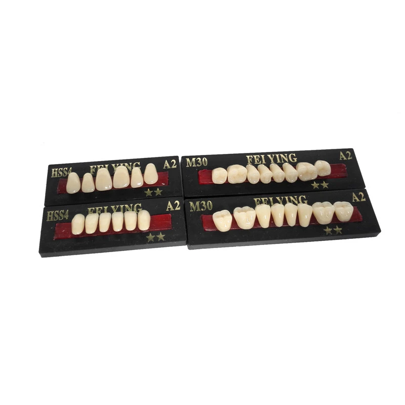 **Dental Denture Synthetic Resin Teeth False Teeth Upper / Lower Shade A2/A3