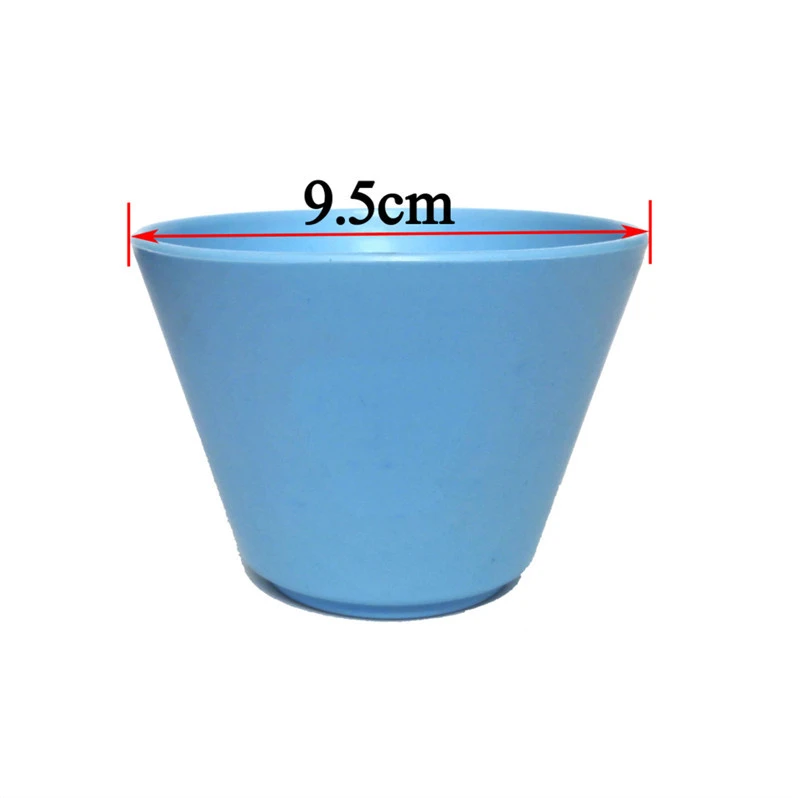 **1 Pc Dental Lab Flexible mixing Bowl Flexible Rubber Mixing Bowl Light blue 9.5cm