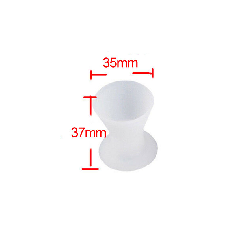 **5Pcs Dental Mixing Dappen Dish Silicone Acrylic Cup Bottom Flexible Non-Stick Bowl