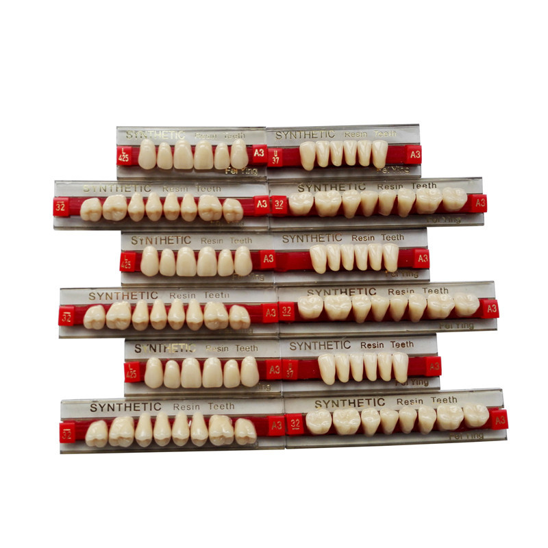 **Acrylic Resin Denture Teeth Color A2 A3 Upper Lower Shade Dental