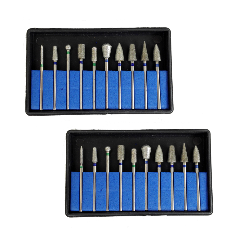 *Dental Sintered Diamond Point Polisher HP Shank Rotary Bur Set 2.35mm