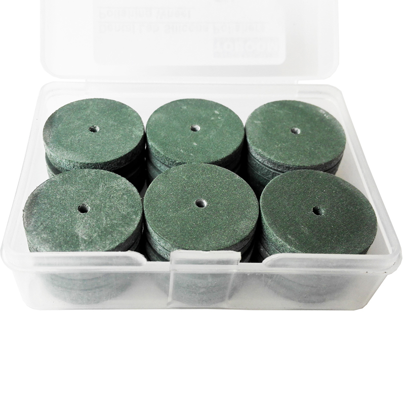 `TOBOOM Dental Polishing Wheels Silicone Rubber Polishers 30Pcs/box