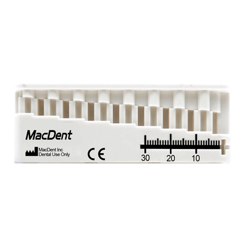 *MacDent Dental MINI-ENDO-BLOC Root Canal Measuring Ruler