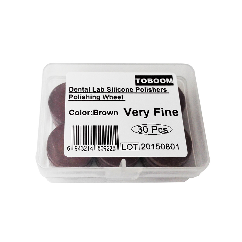 `TOBOOM Dental Polishing Wheels Silicone Rubber Polishers 30Pcs/box