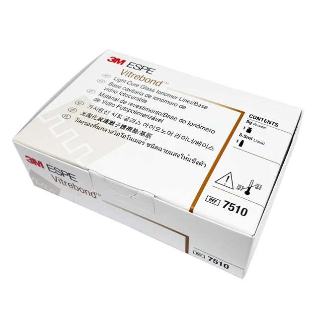 **3M ESPE Vitrebond 7510 Complete Kit 9 g Powder 5.5 ml Liquid Dental Liner Base