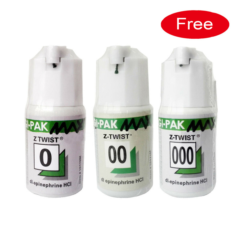 Gingi-Pak Max Z-Twist Dental Gingival Retraction Cord Packing (Order amount over 100 USD )