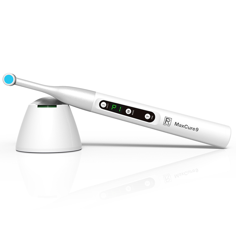 ****Refine MaxCure9 1 Second Curing Light Dental LED Curing Lampe Broad-spectrum