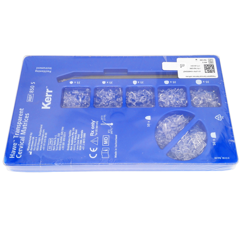 *Dental KERR Hawe Transparent Cervical Matrices Assortment for Filling Materials NO. 850 S