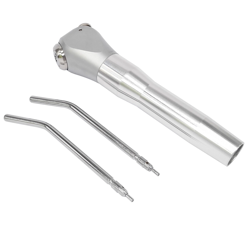 ****Dental Metal Tube Head for 3 Way Triple Syringe Handpiece with 2 Nozzles Best Quality