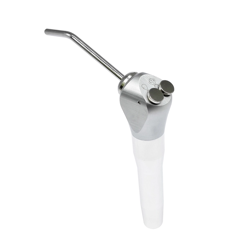 ****Dental Metal Tube Head for 3 Way Triple Syringe Handpiece with 2 Nozzles Best Quality