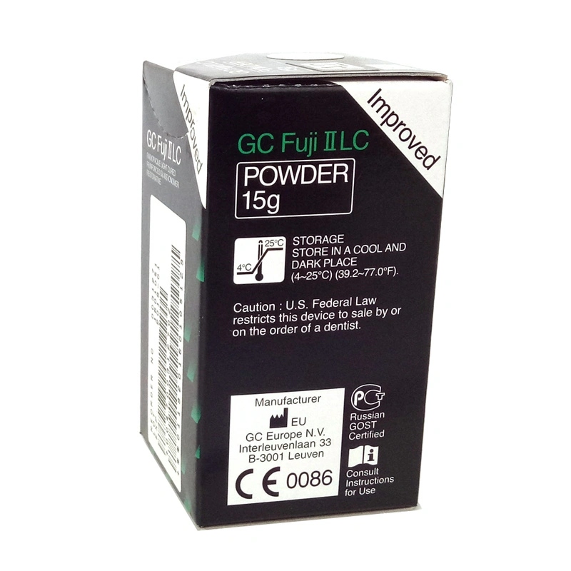 **DENTAL GC FUJI II LC IMPROVED LIGHT-CURE RESIN REINFORCED - 15 GM POWDER A2/A3