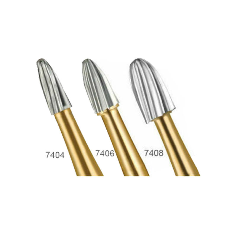 *FG7404 / FG7406 / FG7408 Dental Carbide Trimming & Finishing Egg Burs For High Speed Handpiece