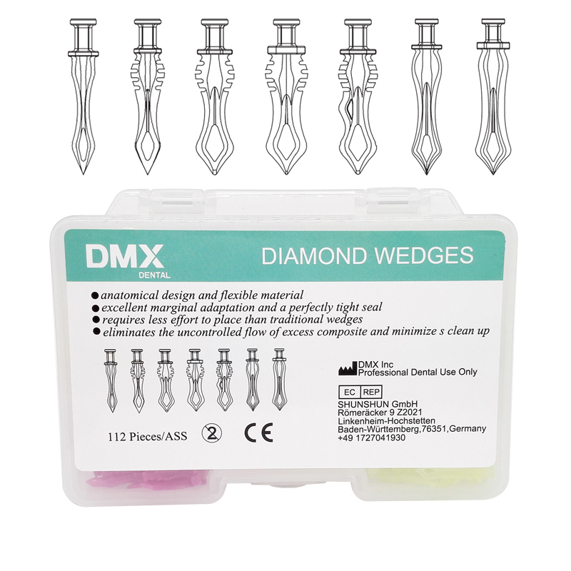 *DMX Dental Diamond Wedges Matrix Diastema Adaptive Interdental Teeth Wedge