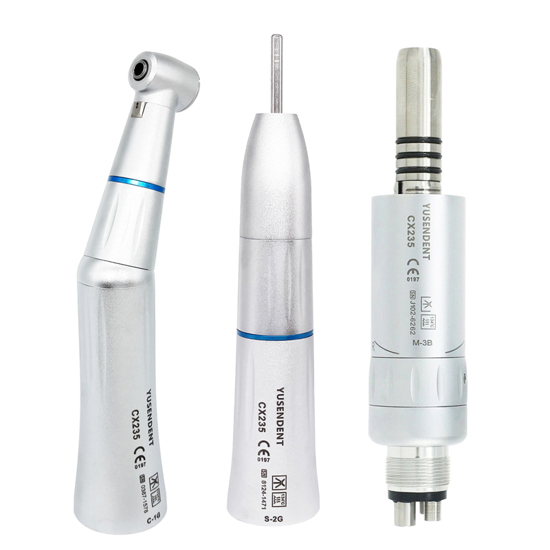 COXO YUSENDENTCX235 Dental Inner Water Air Motor Contra Angle Straight Low Speed Handpiece