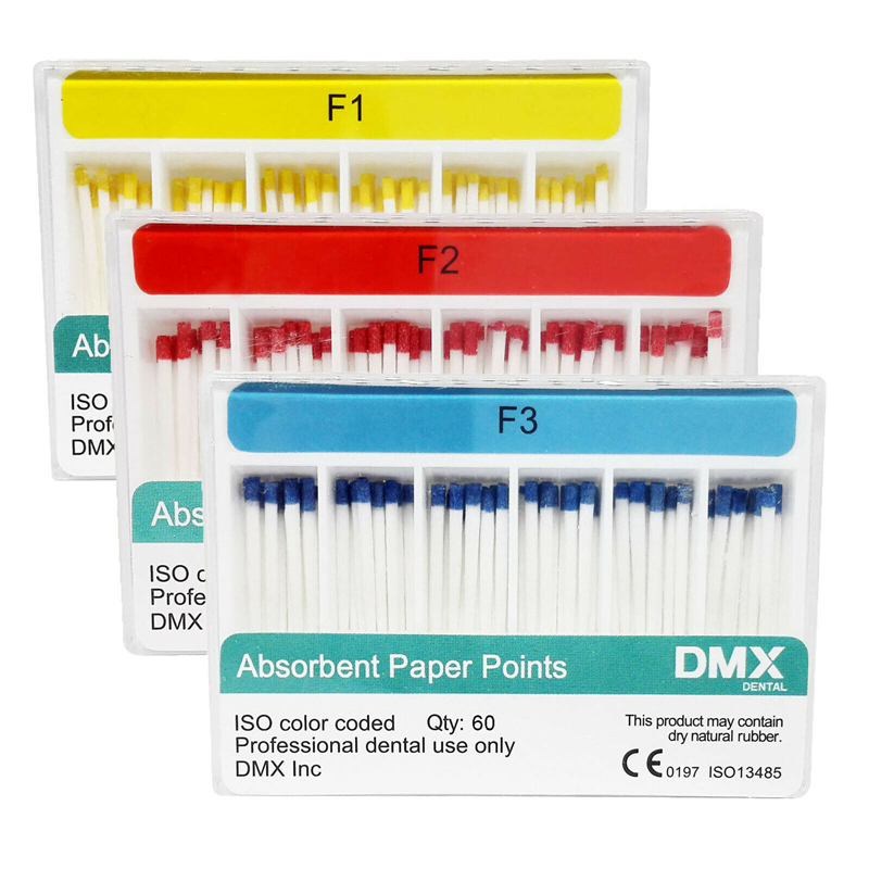 *DMX Endodontic Absorbent Paper Points Taper 0.06 F1-F3