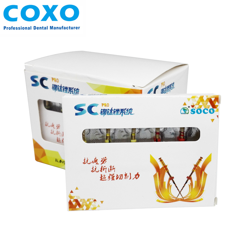 COXO SOCO SC-PRO Dental Controlled Memory Gold NITI Files