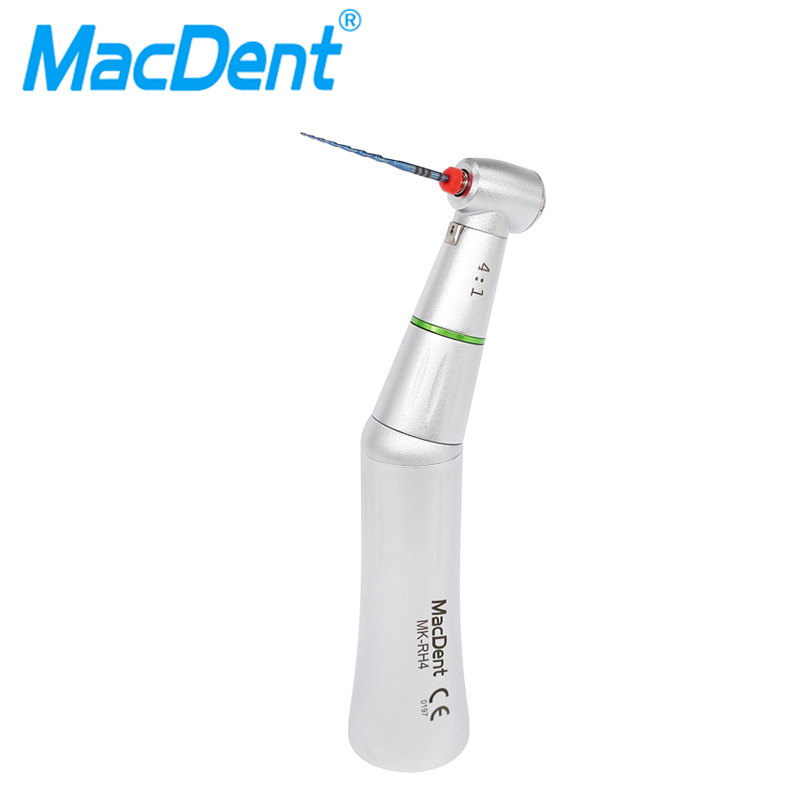 MacDent MK E235/RH 1:1 4:1 10:1 16:1 Dental Implant Surgical Root Canal Polishing Contra Angle Handpiece