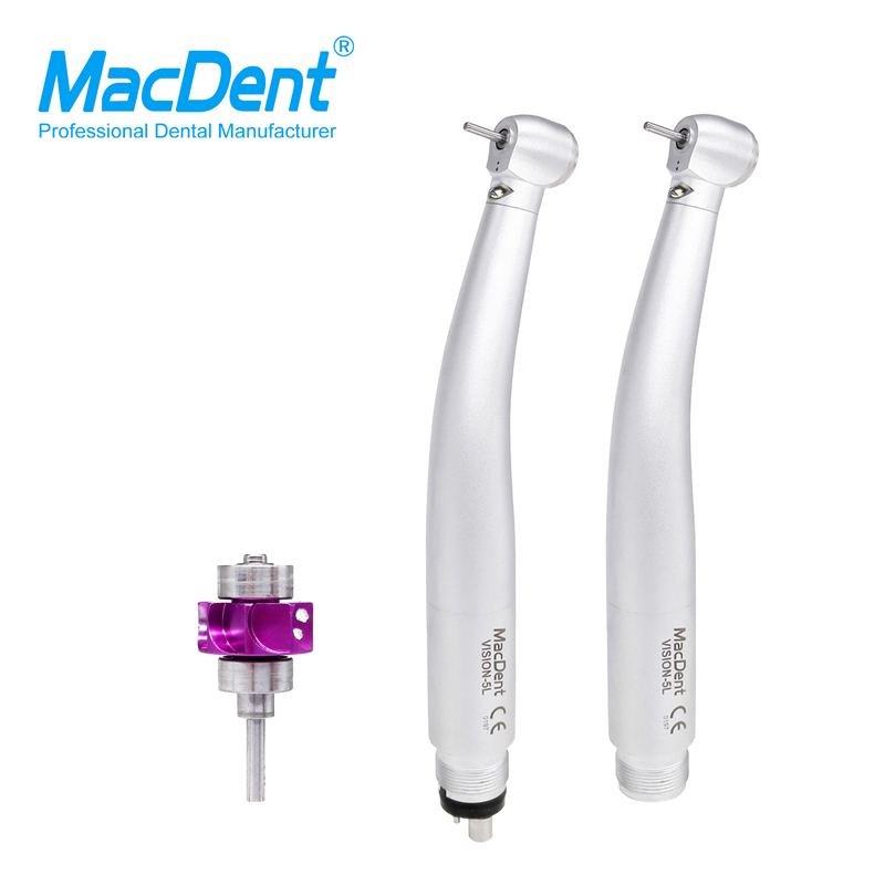 ***MacDent VISION-5L Dental E-generator LED High Speed Air Turbine Handpiece Fit W&H TE-95L