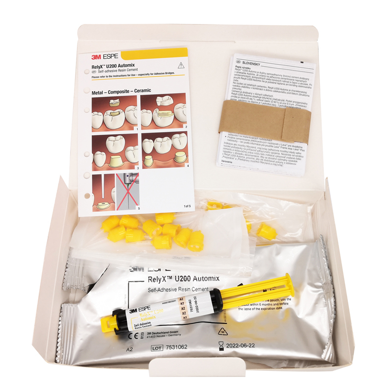 **3M ESPE RelyX U200 Automix Unicem Syringe Dental Resin Cement Refill A2 A3 TR 8.5g