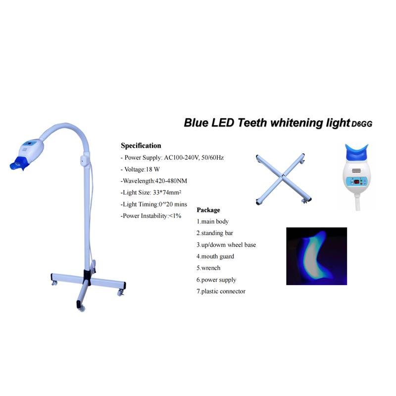 ****Dental Blue LED Teeth Whitening Light