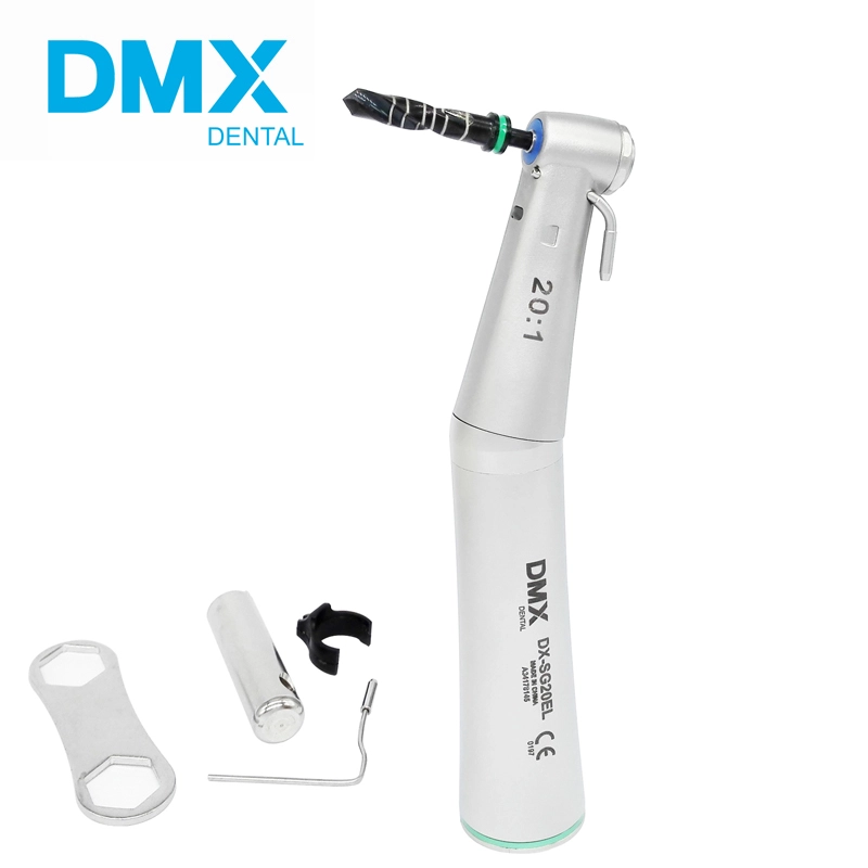 DMX DX-SG20EL 20:1 Reduction Dental E-Generator LED Implant Contra Angle Handpiece