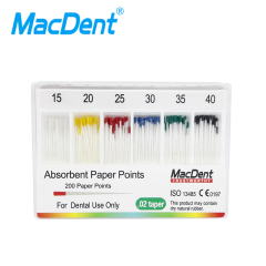*MacDent 0.02 Taper Dental Absorbent Paper Points