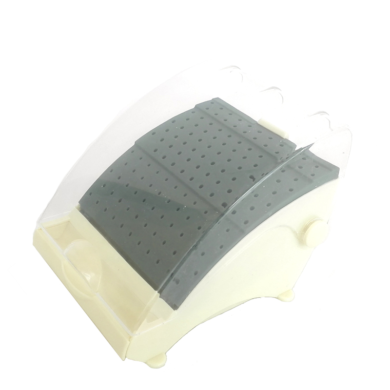 *142 Holes Dental Burs Block Holder Station Sterilizer Case Disinfection Box