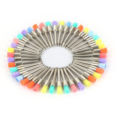 Dental Disposable Polishing Polisher Prophy Cup Brush Brushes Nylon Latch Flat 100Pcs /Bag