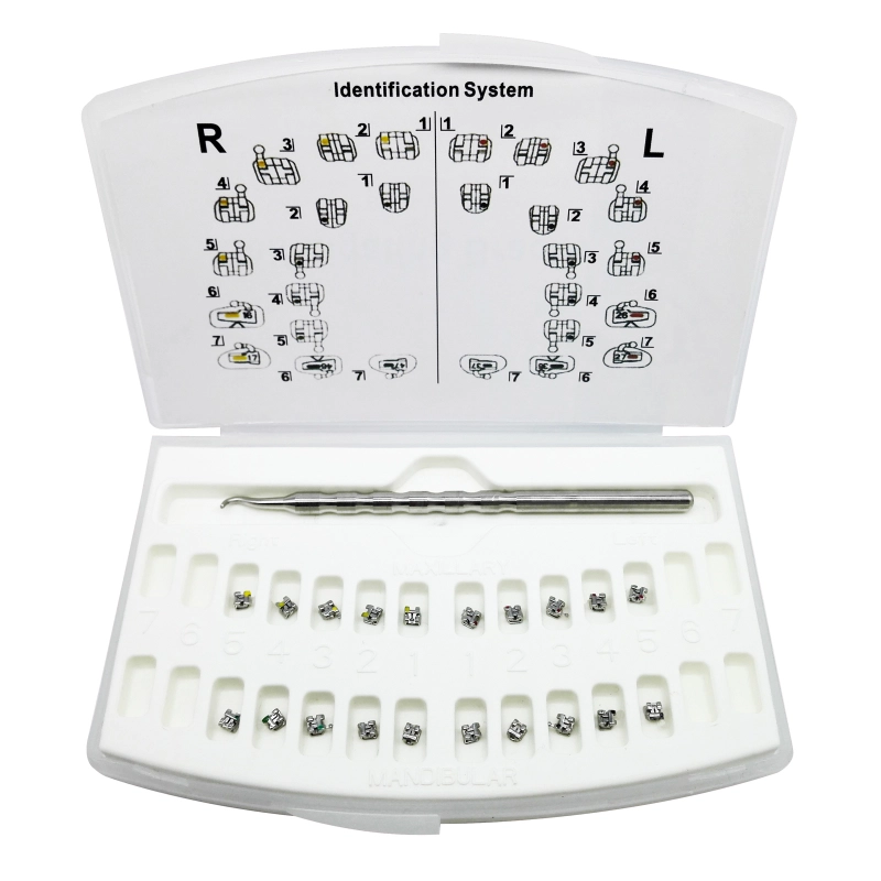 PROB Dental Orthodontic Self-ligating Brackets 5-5 Roth/MBT 0.022 3H/345H