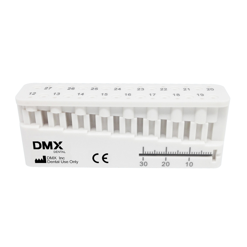 DMX Dental Mini Endo Measuring Autoclavable Endodontic Block Files Dentist Ruler