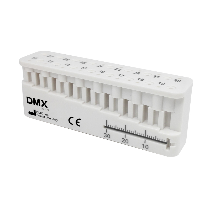 DMX Dental Mini Endo Measuring Autoclavable Endodontic Block Files Dentist Ruler
