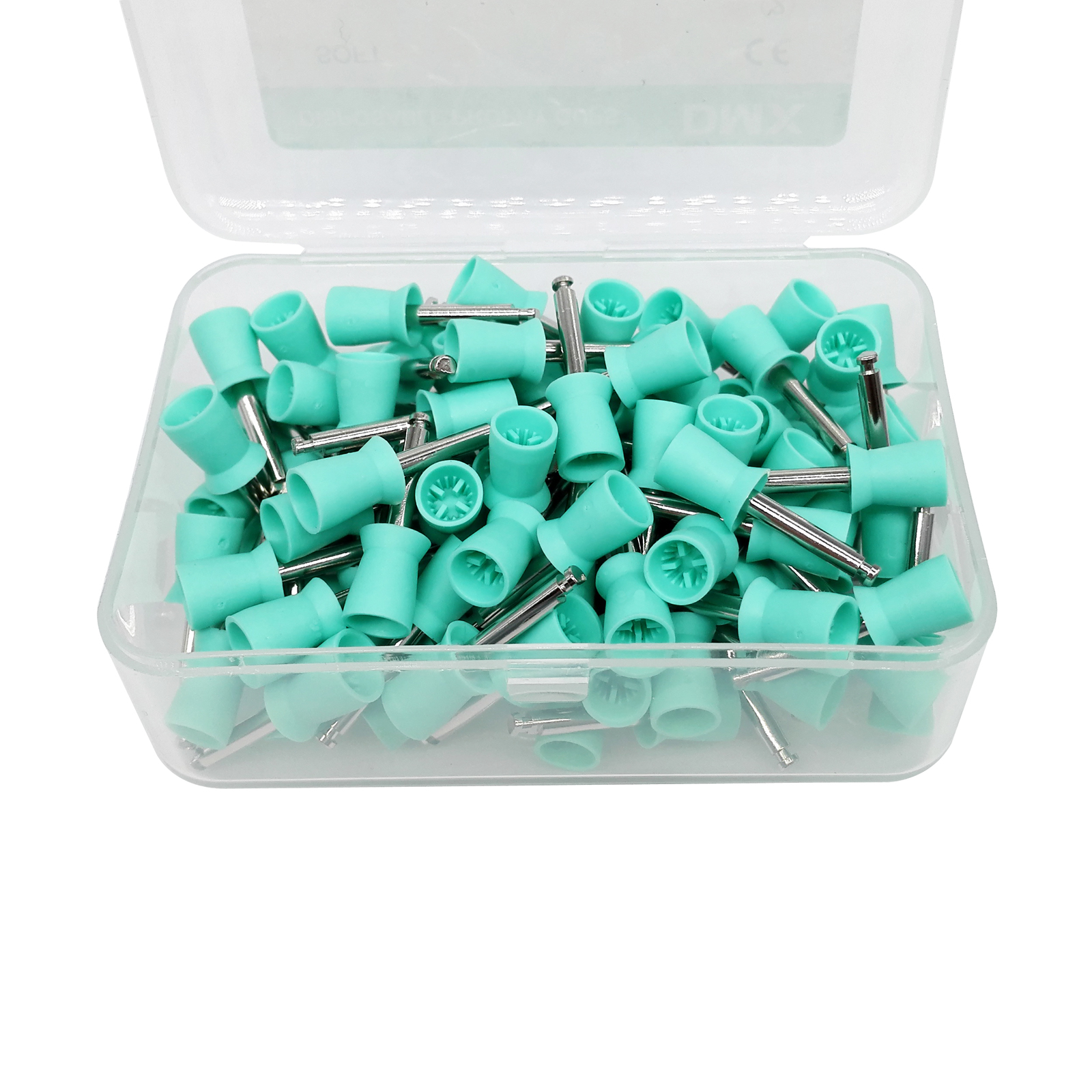 `DMX Dental Metal SCREW Prophy Cup Rubber Polisher Brush Polishing Bowl