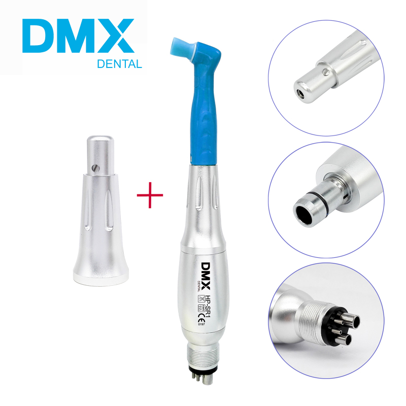 `DMX-DENTAL HP-SR1 Dental Hygiene Prophy Handpiece Air Motor 2/ 4 Holes Nose Cones