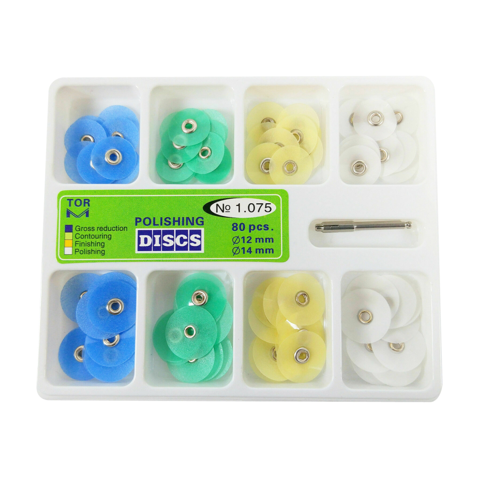 `Dental Polishing Discs Universal Mandrel TOR No. 1.075 14mm / 12mm