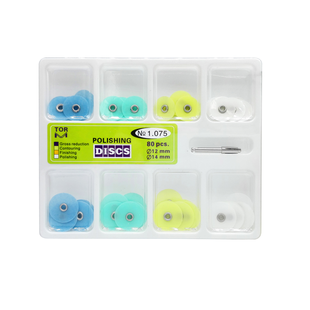 `Dental Polishing Discs Universal Mandrel TOR No. 1.075 14mm / 12mm