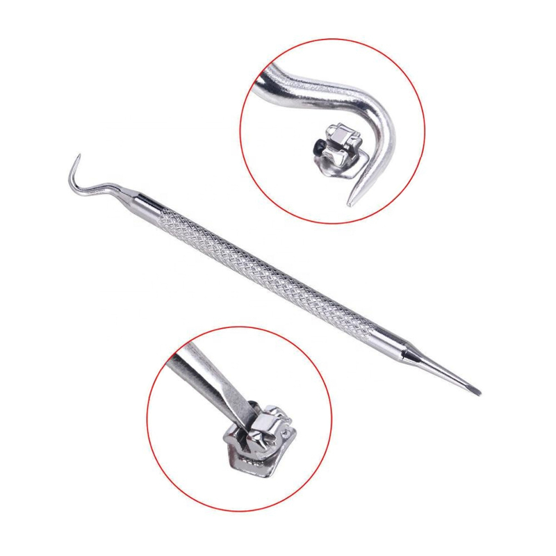 `Dental Orthodontic Self-Ligating Metal Brackets Braces Roth/MBT 022 Active Hook