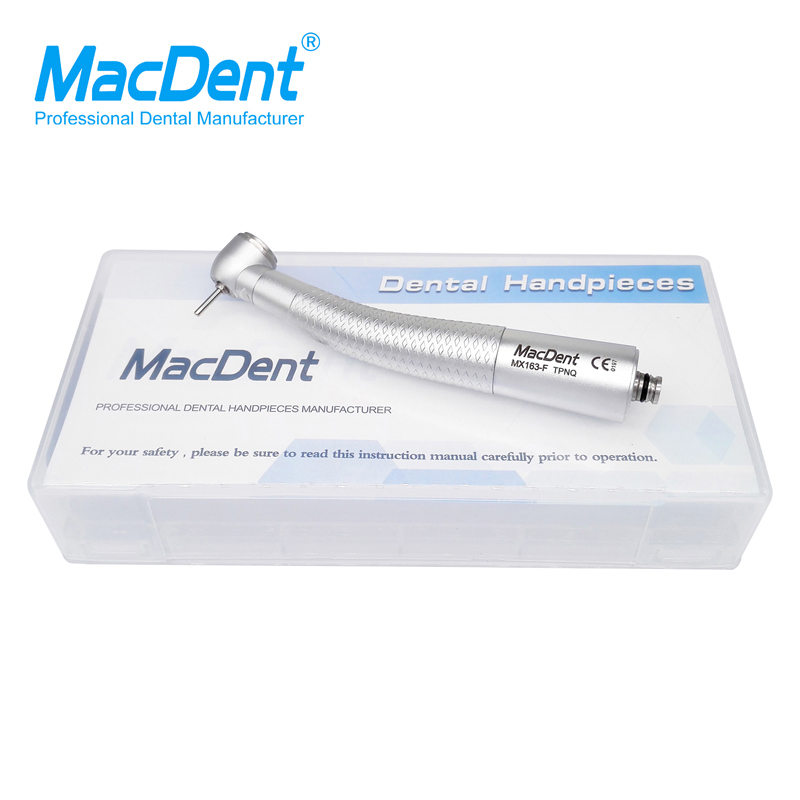 `MacDent MX163-F TPNQ Dental Fiber Optic LED High Speed handpiece Fit NSK Coupler