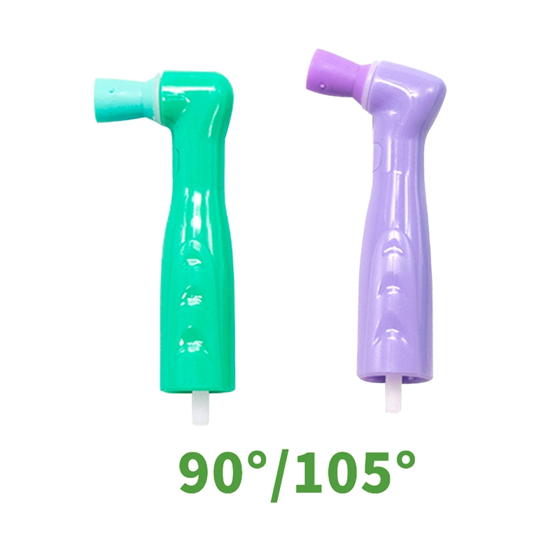 `Dental 90 Degree Right Polishing Prophy Angles Soft Green Regular Cup