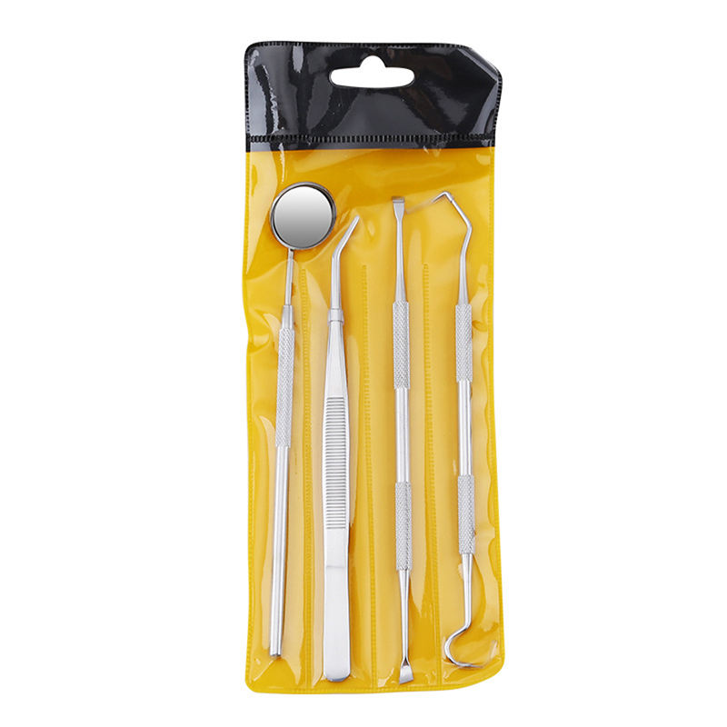 `4 Pcs/Set Dental Oral Hygiene Scaler Kit Tools Deep Cleaning Teeth Care