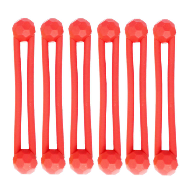 `Dental Instrument Silicone Ties Autoclavable 6Pcs / Pack